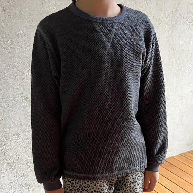 Stitch Waffle Tee by Scoop for Child - view 10