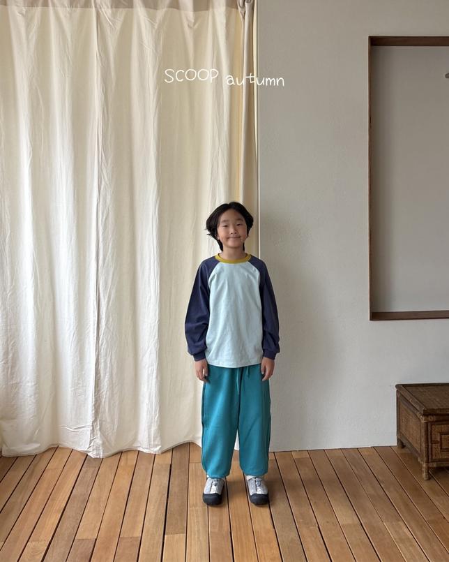 Color Raglan Tee by Scoop for Child - view 5