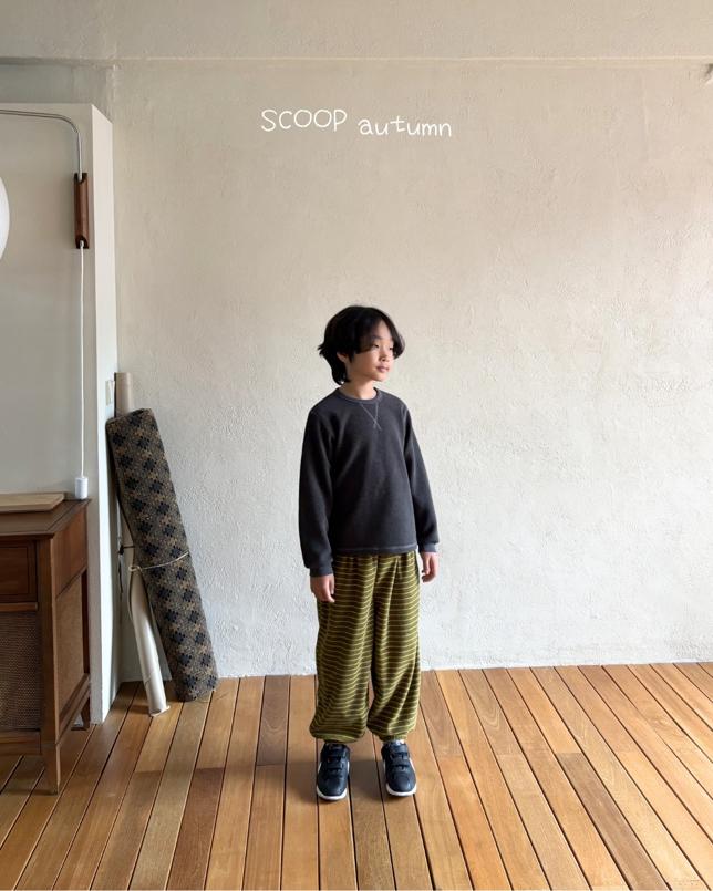 Terry Striped Jogger Pants by Scoop for Child - view 3
