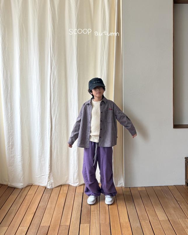 Rope Pleats Pants by Scoop for Child - view 5