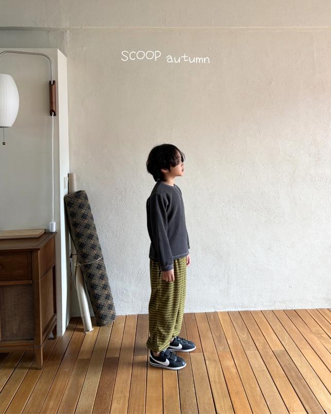 Terry Striped Jogger Pants by Scoop for Child - view 4