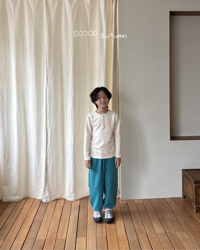 Henley Neck Tee by Scoop for Child - view 9