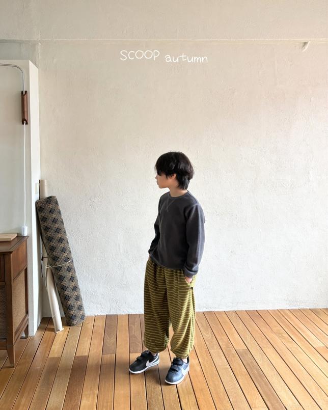 Terry Striped Jogger Pants by Scoop for Child - view 5