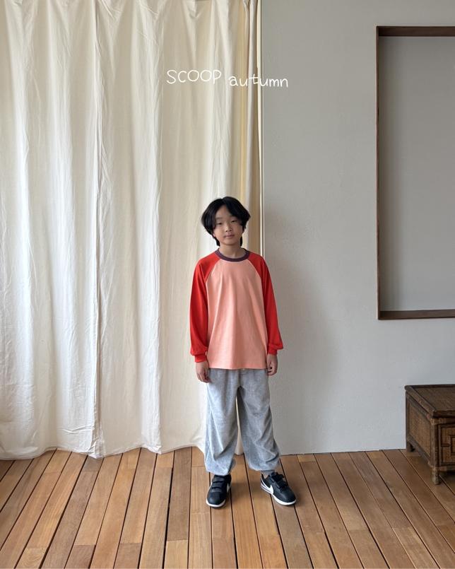 Color Raglan Tee by Scoop for Child - view 10
