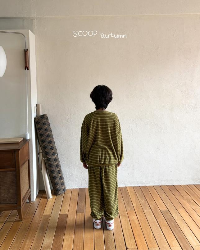 Terry Striped Jogger Pants by Scoop for Child - view 9