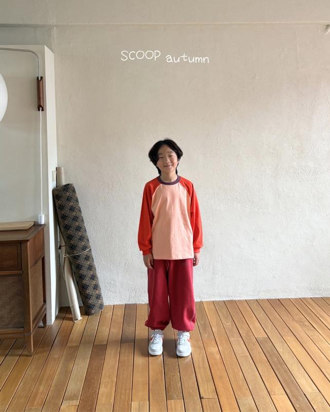 Color Raglan Tee by Scoop for Child - view 12