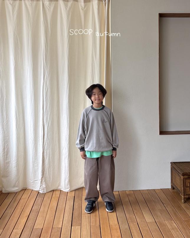 Piping Raglan Sweatshirt by Scoop for Child - view 2