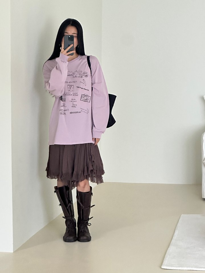 Post Graphic Tee by Sof for Women - view 2