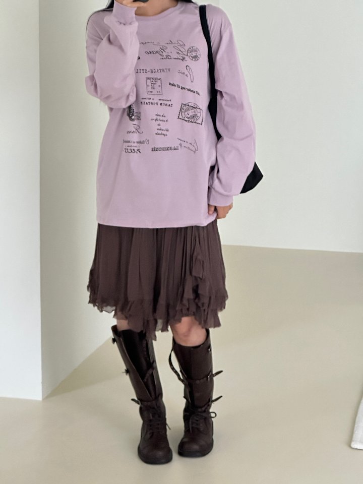 Post Graphic Tee by Sof for Women - view 3