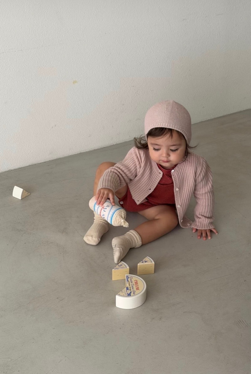 Bebe Ellie Wool Ribbed Cardigan by Soye for Baby - view 6