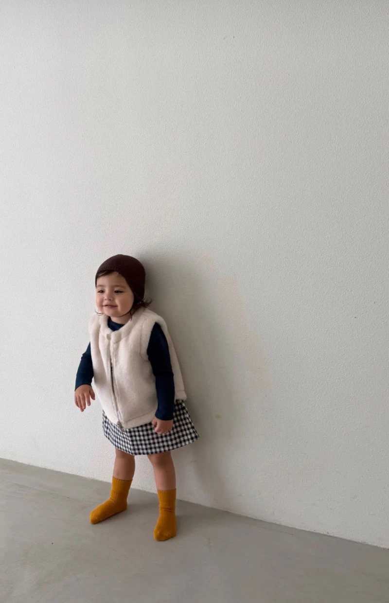 Bebe Lake Check Dress by Soye for Baby - view 2