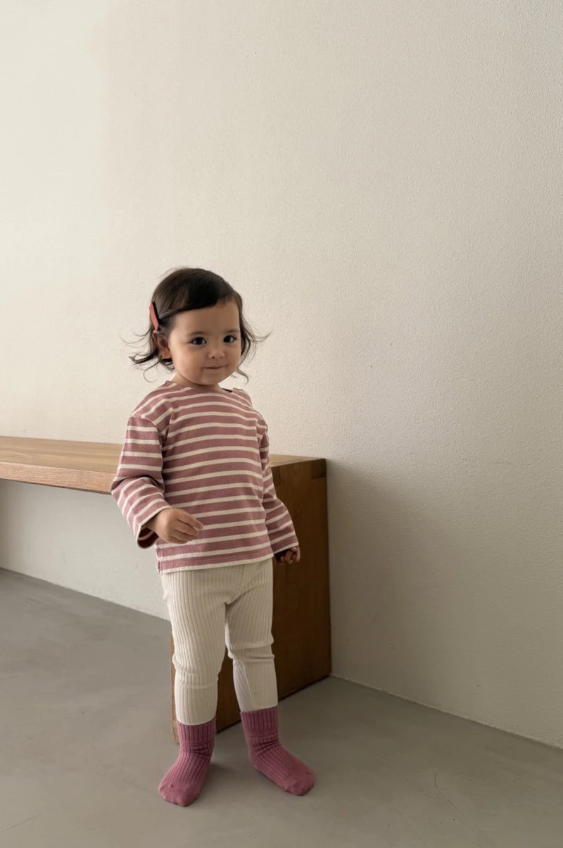 Bebe Fall Striped Patch Tee by Soye for Baby - view 2