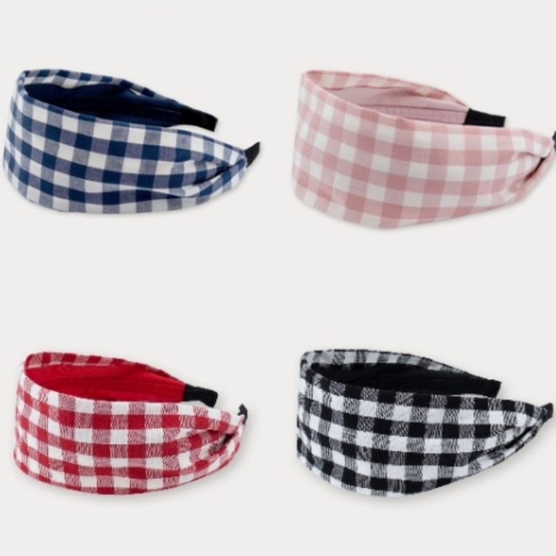 Check Wide Headband by Soye for Child - view 2