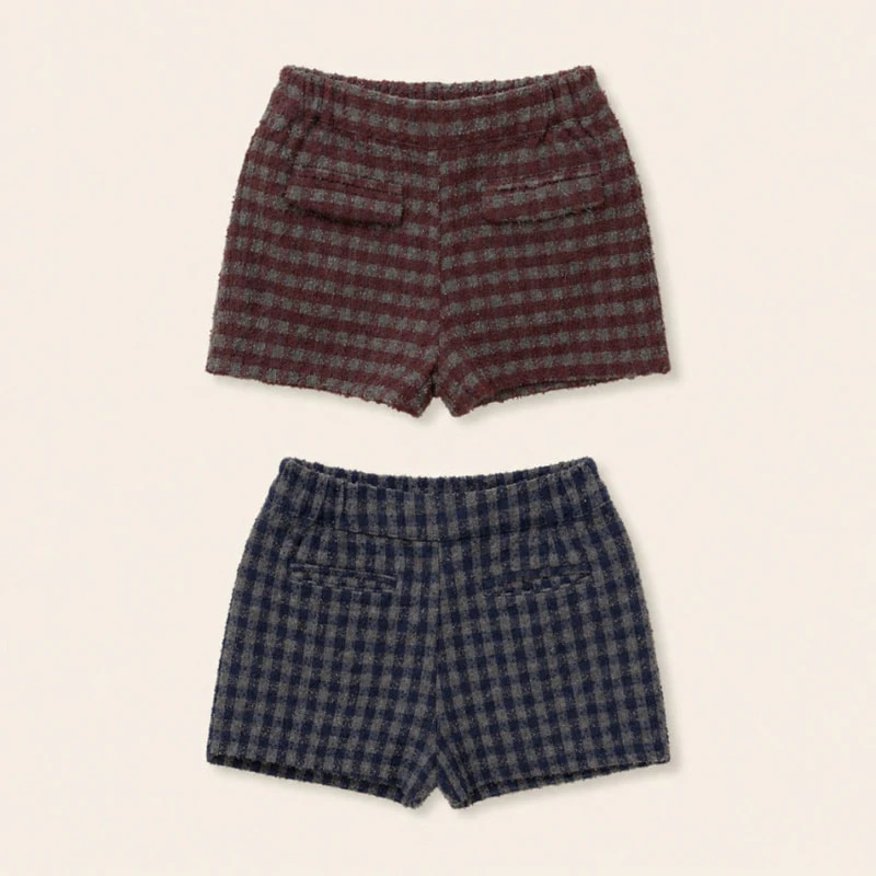 Momo Half Pants Check Pants by Soye for Child - view 2