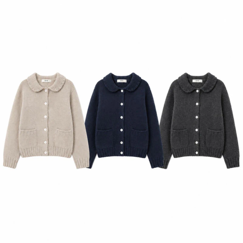 Cecilia Collar Cardigan by Soye for Child - view 2