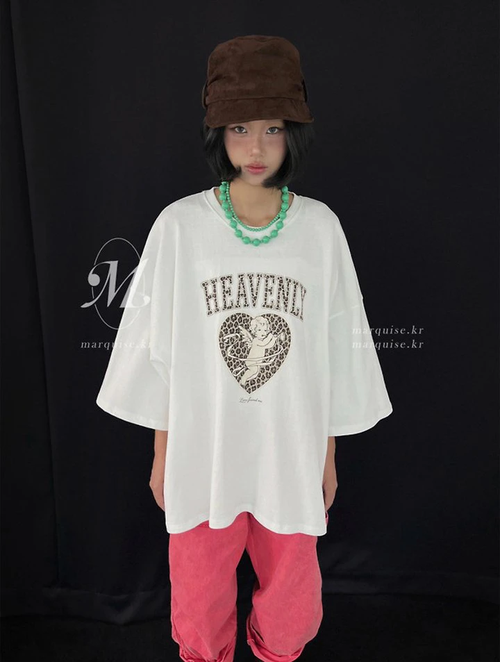 Leopard Angel Tee by Sugar Case for Women - view 1