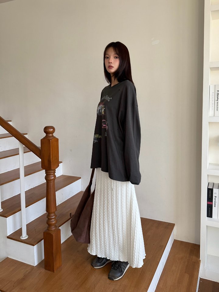Twist Long Skirt by Sugar Case for Women - view 6