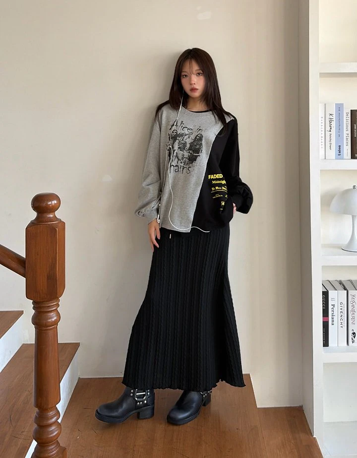 Twist Long Skirt by Sugar Case for Women - view 8