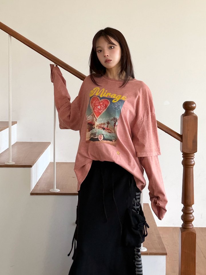 Mirage Layered Tee by Sugar Case for Women - view 1