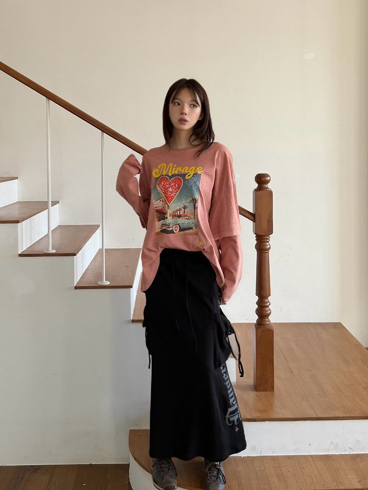 Mirage Layered Tee by Sugar Case for Women - view 11