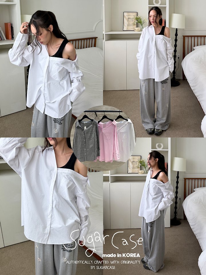 Unbalance Off Shirt by Sugar Case for Women - view 1