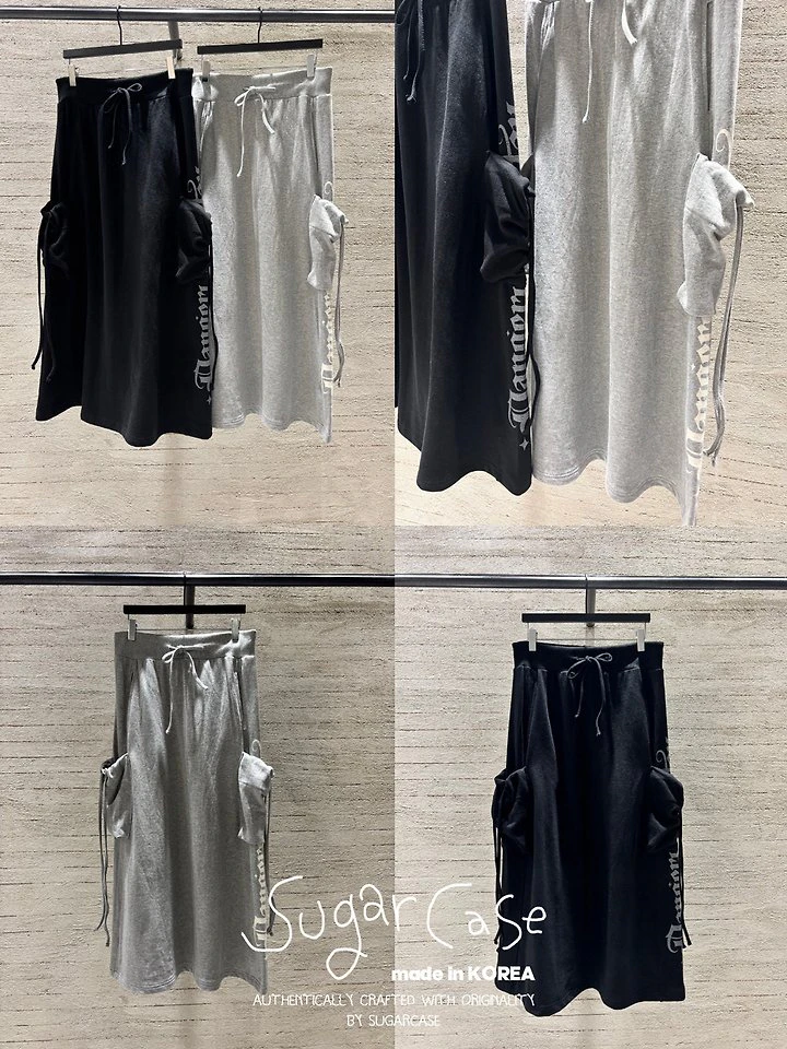 String Cargo Skirt by Sugar Case for Women - view 2