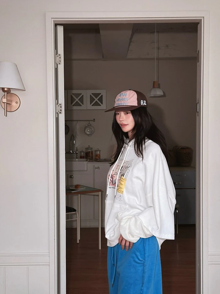 Dream Waffle Sleeve Hoodie by Sugar Case for Women - view 8