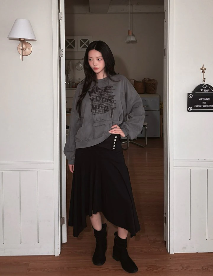 Mark Water Pigment Sweatshirts by Sugar Case for Women - view 4