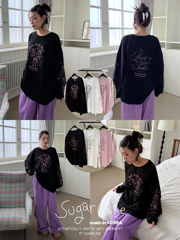 Love Rose Tee by Sugar Case for Women - view 2