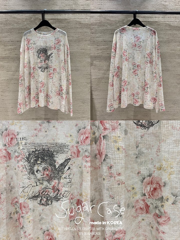 Vintage Flower Tee by Sugar Case for Women - view 1