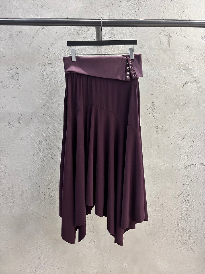 Unbalance Snap Skirt by Sugar Case for Women - view 2