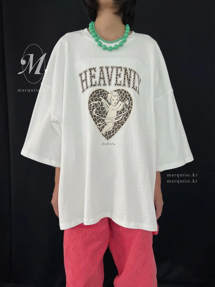 Leopard Angel Tee by Sugar Case for Women - view 2