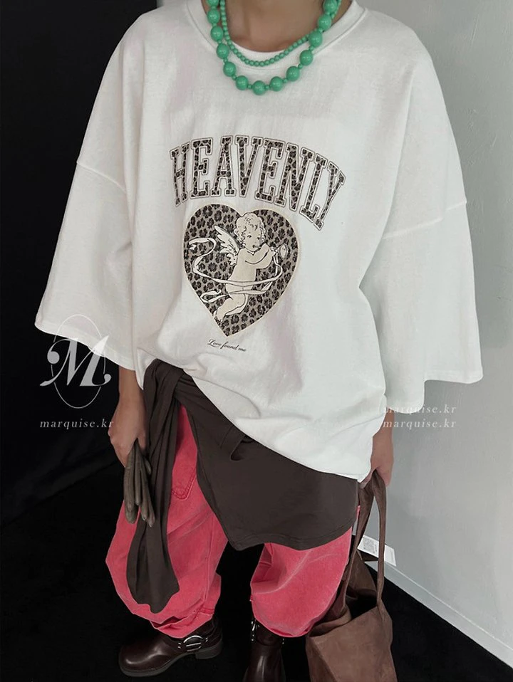 Leopard Angel Tee by Sugar Case for Women - view 6