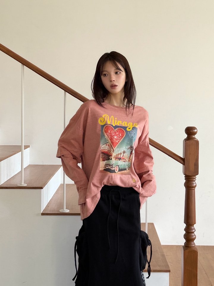 Mirage Layered Tee by Sugar Case for Women - view 10