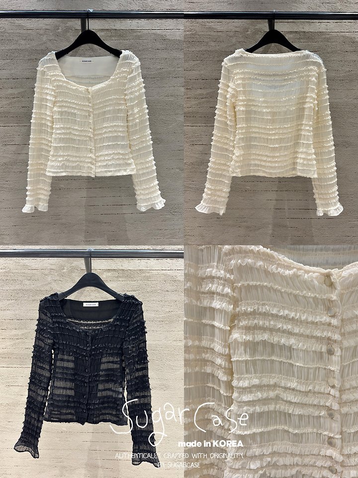 Shirring Pleats Blouse by Sugar Case for Women - view 2