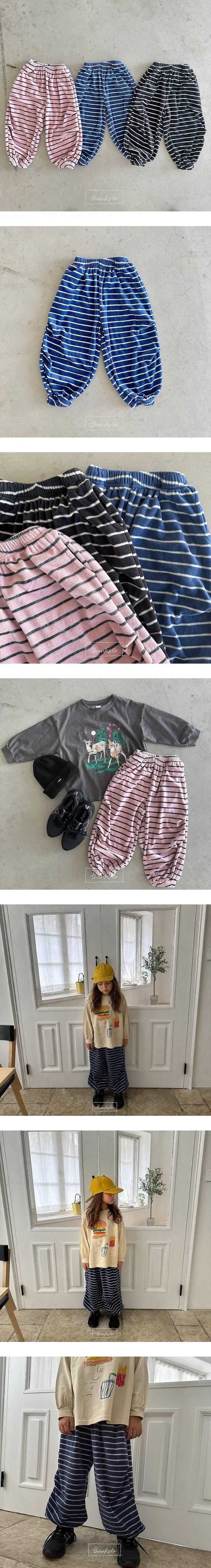 Belle Striped Pants by Thanksto TT for Child - view 1
