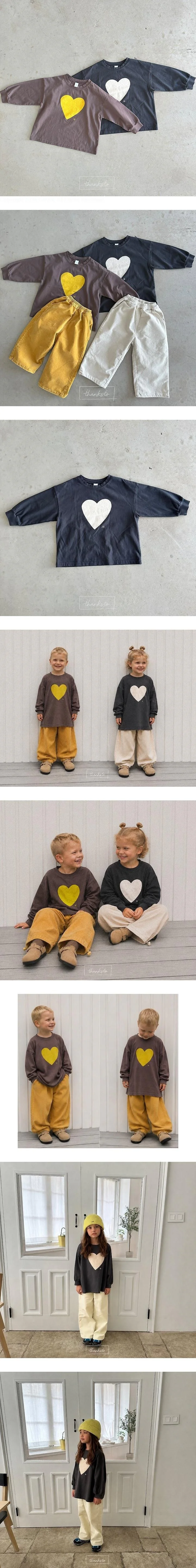 Heart 2 Tee by Thanksto TT for Child - view 1