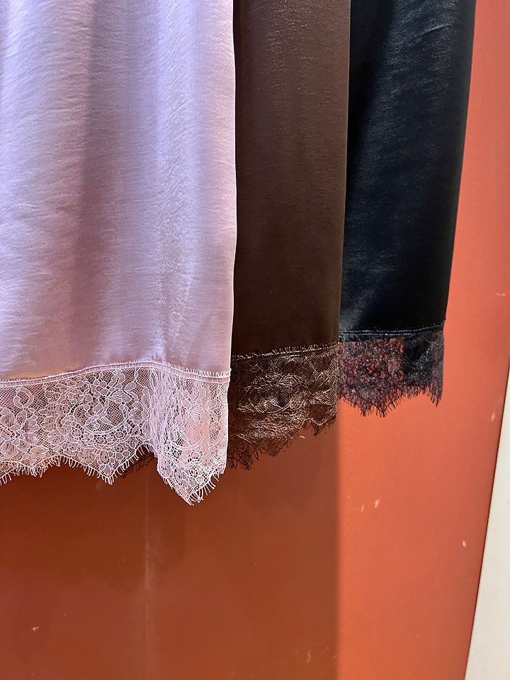 Satin Lace Skirt by The Fine.b for Women - view 6