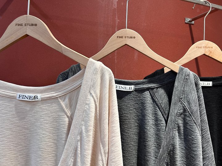 Slub V Sweatshirt by The Fine.b for Women - view 8