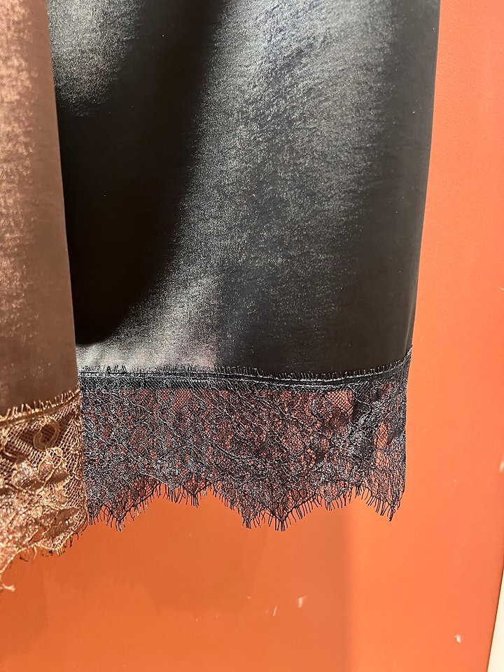 Satin Lace Skirt by The Fine.b for Women - view 10