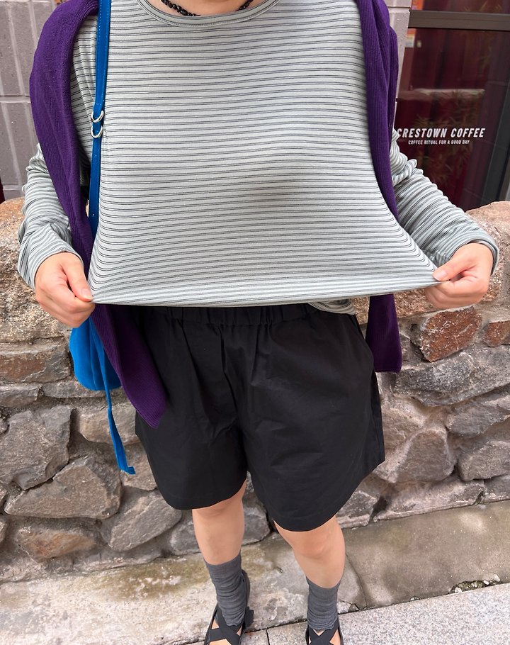 Pigment Stripe Tee by The Fine.b for Women - view 7