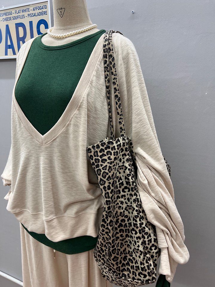 Slub V Sweatshirt by The Fine.b for Women - view 2