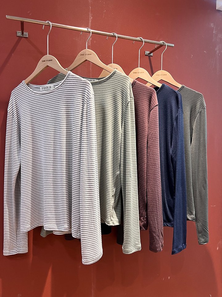 Pigment Stripe Tee by The Fine.b for Women - view 8