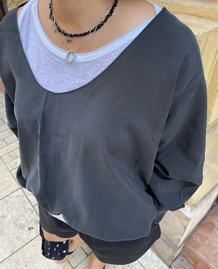 Cupro U Blouse by The Fine.b for Women - view 3