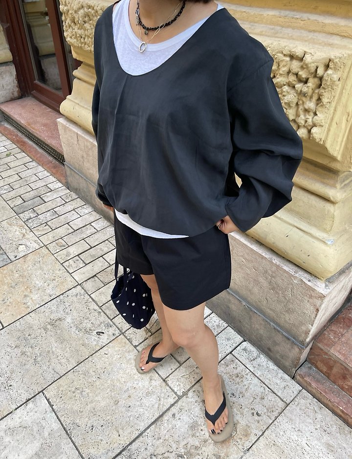 Cupro U Blouse by The Fine.b for Women - view 5