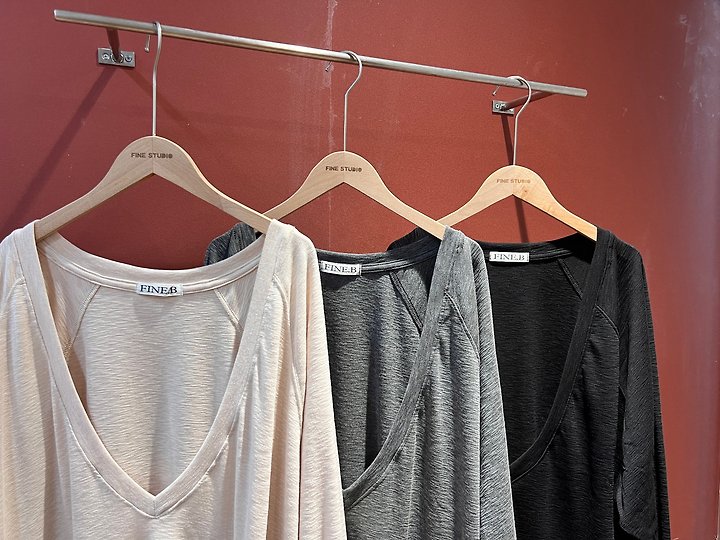 Slub V Sweatshirt by The Fine.b for Women - view 7