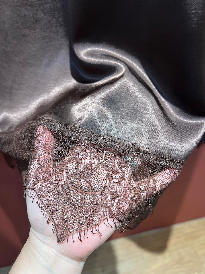 Satin Lace Skirt by The Fine.b for Women - view 9