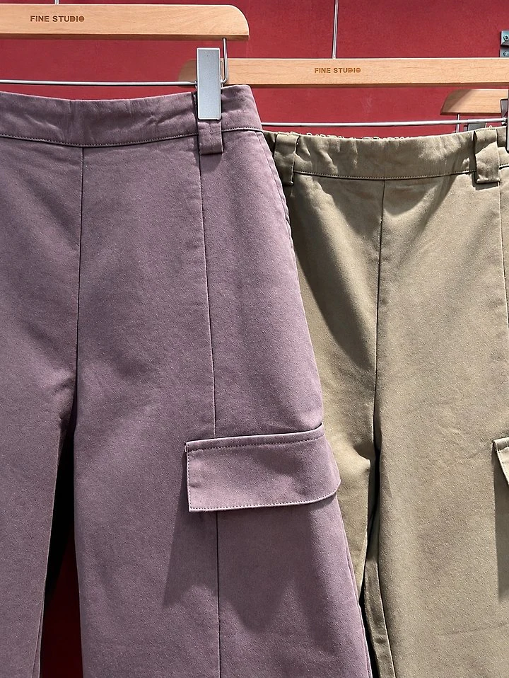 Cargo Barrel Slacks by The Fine.b for Women - view 3
