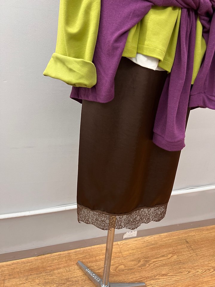 Satin Lace Skirt by The Fine.b for Women - view 3