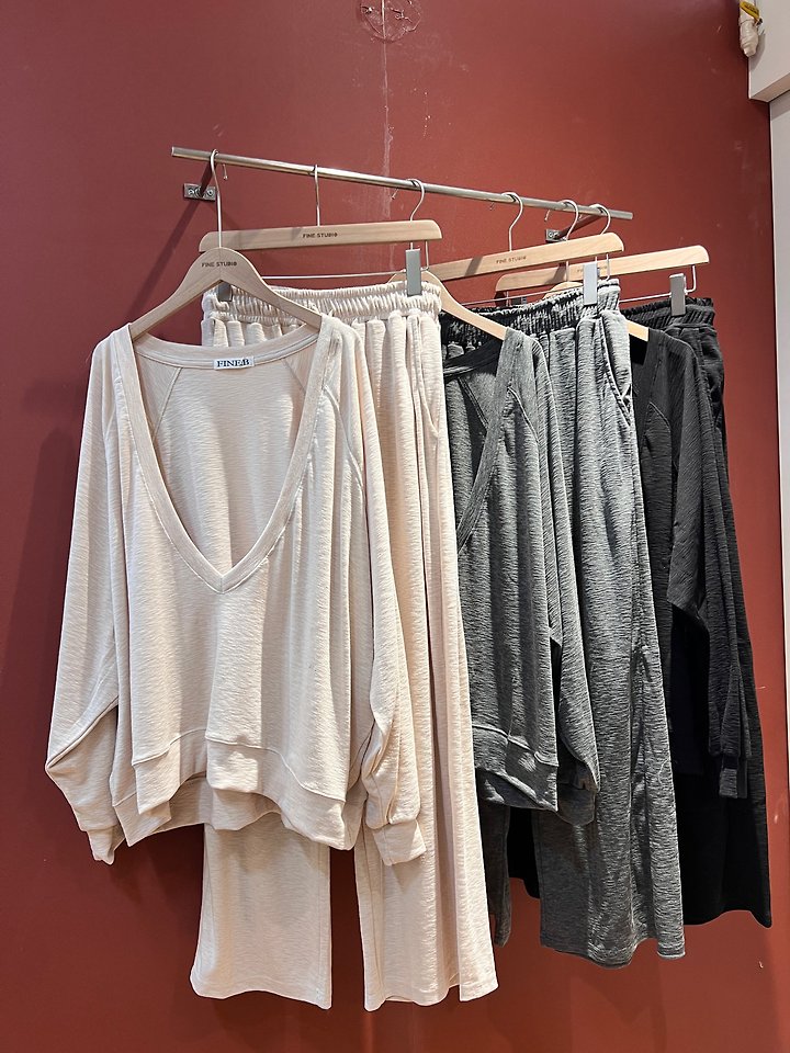 Slub V Sweatshirt by The Fine.b for Women - view 11